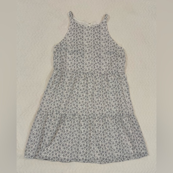 LOFT Women’s Dress in Blue and White Floral - Picture 6 of 7